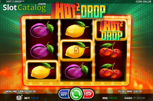 Οθόνη4. Hot 2 Drop Κουλοχέρης