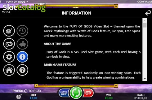Οθόνη7. Fury of Gods Κουλοχέρης