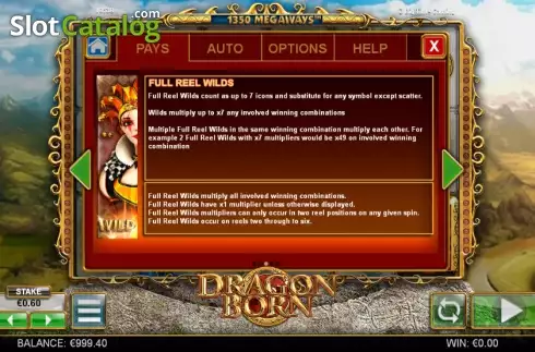 Πίνακας πληρωμών 3. Dragon Born Κουλοχέρης