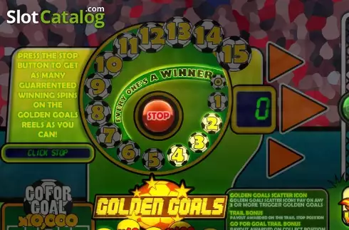 Παιχνίδι μπόνους 1. Golden Goals Κουλοχέρης