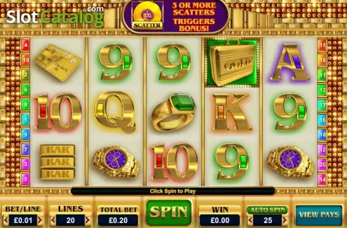 Ροδέλες. Gold (Big Time Gaming) Κουλοχέρης