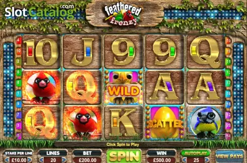 Αγριος. Feathered Frenzy Slot Κουλοχέρης