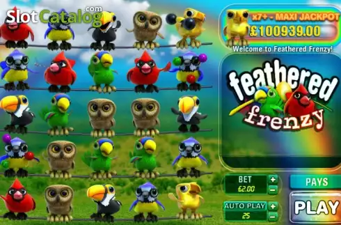 Ροδέλες. Feathered Frenzy Κουλοχέρης