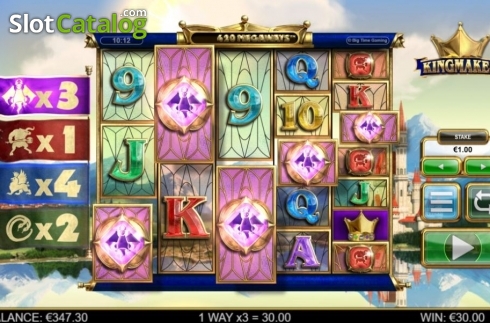 Οθόνη3. Kingmaker (Big Time Gaming) Κουλοχέρης