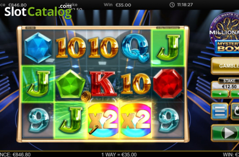 Οθόνη9. Who Wants to Be a Millionaire Mystery Box Κουλοχέρης