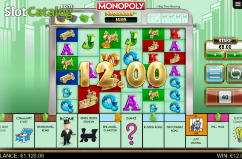 Οθόνη5. Monopoly Megaways Κουλοχέρης
