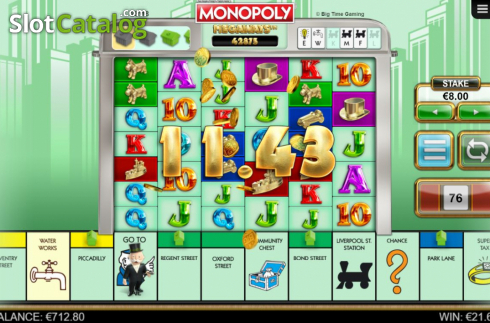 Οθόνη7. Monopoly Megaways Κουλοχέρης