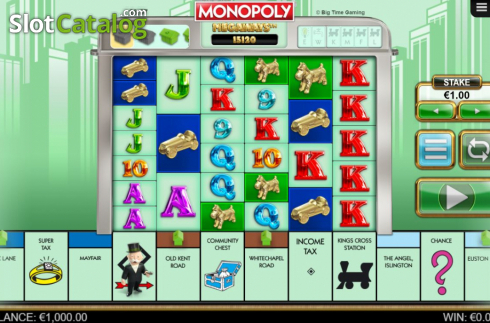 Οθόνη3. Monopoly Megaways Κουλοχέρης
