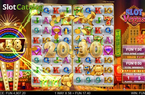 Οθόνη6. Slot Vegas Megaquads Κουλοχέρης