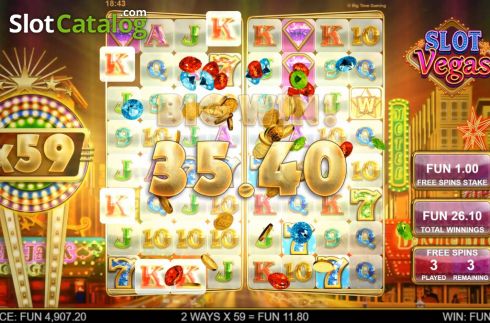 Οθόνη8. Slot Vegas Megaquads Κουλοχέρης