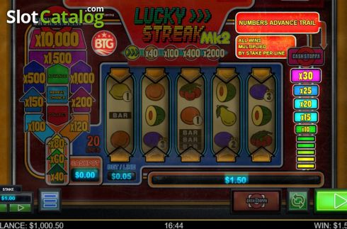 Οθόνη3. Lucky Streak Mk2 Κουλοχέρης