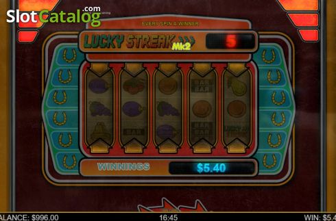 Οθόνη5. Lucky Streak Mk2 Κουλοχέρης