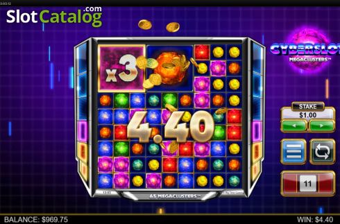 Οθόνη7. Cyberslot Megaclusters Κουλοχέρης