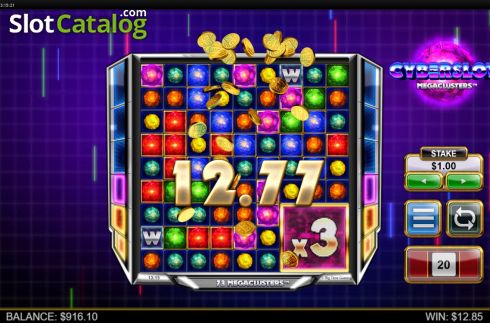 Οθόνη8. Cyberslot Megaclusters Κουλοχέρης