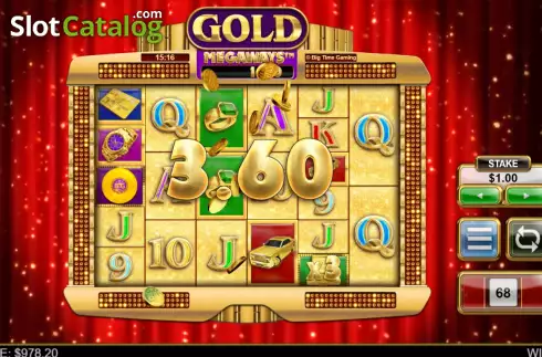 Οθόνη5. Gold Megaways Κουλοχέρης