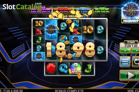 Οθόνη5. Who Wants To Be A Millionaire Megapays Κουλοχέρης