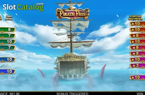 Οθόνη5. Pirate Pays Megaways Κουλοχέρης