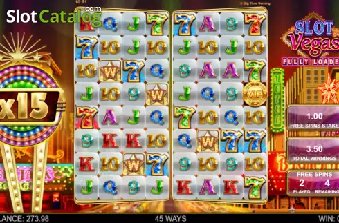 Οθόνη6. Slot Vegas Fully Loaded Megaquads Κουλοχέρης