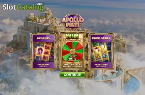 Οθόνη2. Apollo Pays Megaways Κουλοχέρης