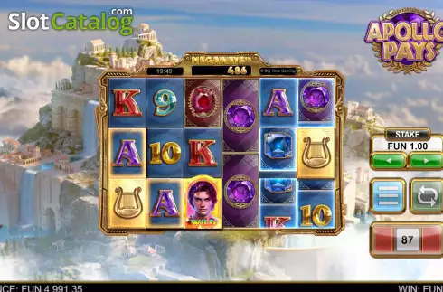 Οθόνη5. Apollo Pays Megaways Κουλοχέρης