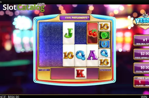 Οθόνη4. Vegas Megaways Κουλοχέρης
