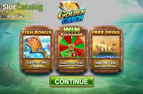 Οθόνη2. Golden Catch Κουλοχέρης 
