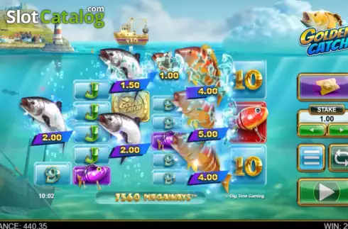 Οθόνη4. Golden Catch Κουλοχέρης 