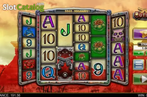 Οθόνη3. Outlaw (Big Time Gaming) Κουλοχέρης