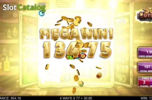 Οθόνη7. Outlaw (Big Time Gaming) Κουλοχέρης