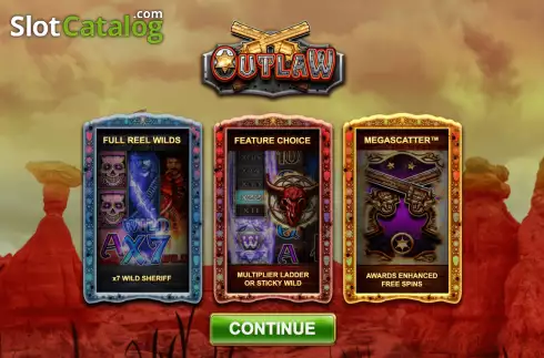 Οθόνη2. Outlaw (Big Time Gaming) Κουλοχέρης
