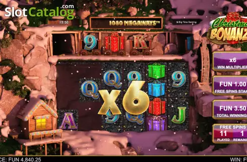 Οθόνη9. Christmas Bonanza Κουλοχέρης