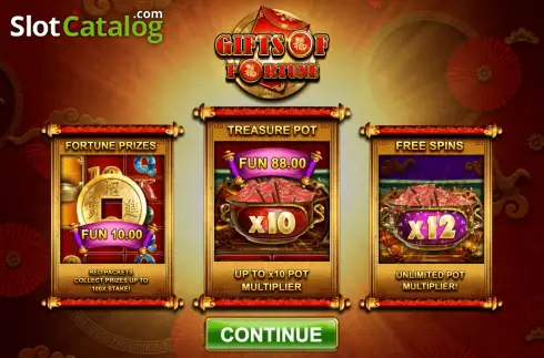 Οθόνη2. Gifts of Fortune Megaways Κουλοχέρης
