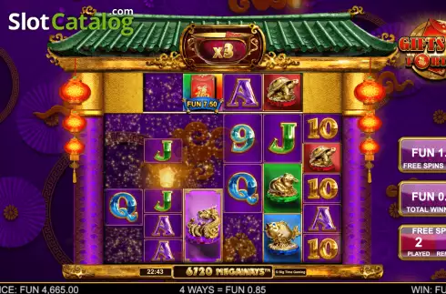 Οθόνη8. Gifts of Fortune Megaways Κουλοχέρης