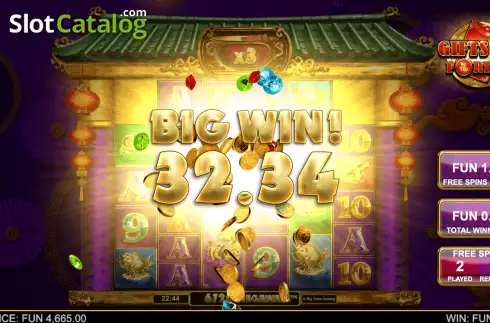 Οθόνη9. Gifts of Fortune Megaways Κουλοχέρης