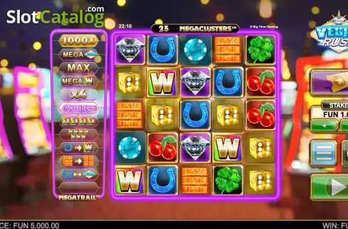 Οθόνη3. Vegas Rush Κουλοχέρης