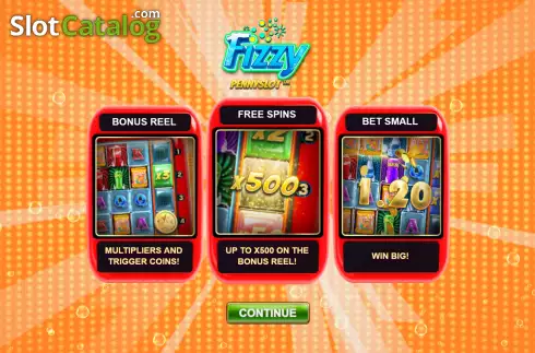 Οθόνη2. Fizzy Pennyslot Κουλοχέρης