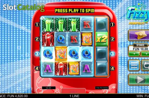 Οθόνη6. Fizzy Pennyslot Κουλοχέρης