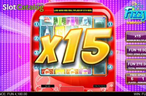 Οθόνη8. Fizzy Pennyslot Κουλοχέρης