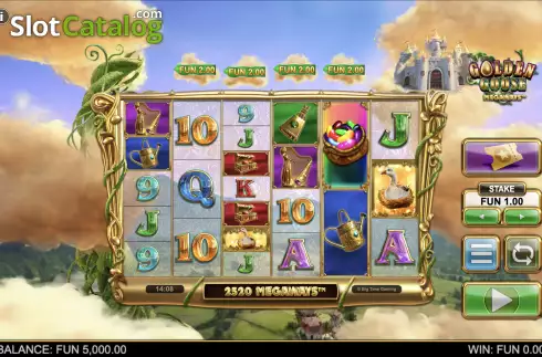 Οθόνη2. Golden Goose Megaways Κουλοχέρης
