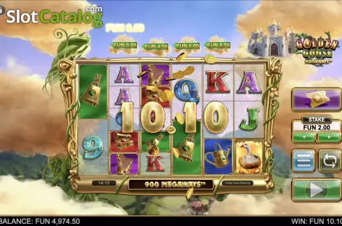 Οθόνη5. Golden Goose Megaways Κουλοχέρης