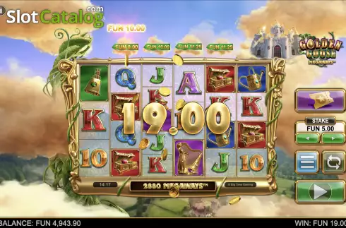 Οθόνη6. Golden Goose Megaways Κουλοχέρης