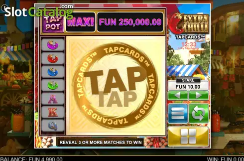 Οθόνη2. Extra Chili Tapcards Κουλοχέρης