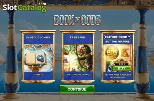 Οθόνη2. Book of Gods (Big Time Gaming) Κουλοχέρης