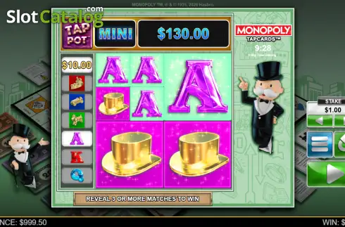 Οθόνη3. Monopoly Tapcards Κουλοχέρης
