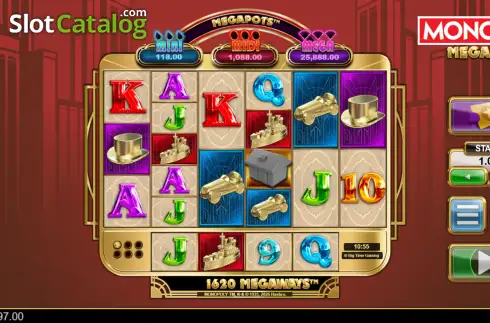 Οθόνη2. Monopoly Megapots Κουλοχέρης