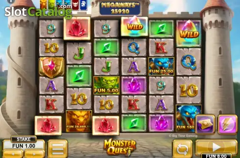 Οθόνη3. Monster Quest (Big Time Gaming) Κουλοχέρης