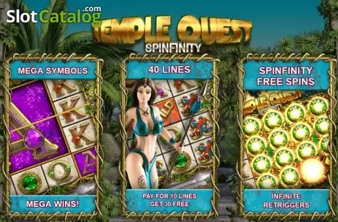 Οθόνη2. Temple Quest Spinfinity Κουλοχέρης