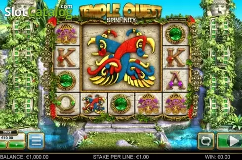 Οθόνη7. Temple Quest Spinfinity Κουλοχέρης