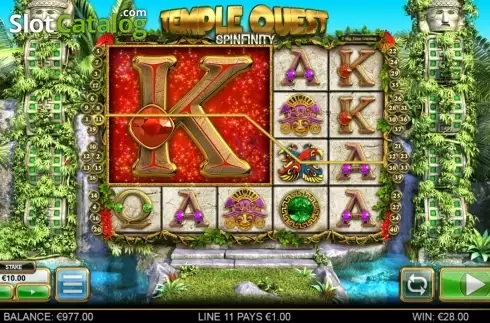 Οθόνη9. Temple Quest Spinfinity Κουλοχέρης