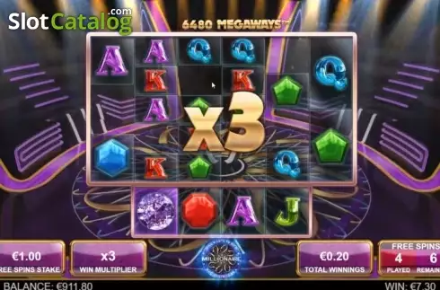 Οθόνη4. Who Wants To Be A Millionaire Megaways Κουλοχέρης